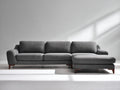Ecksofa Stoffbezug 270x160x85 cm - Grau - Modernes Design