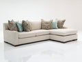 Ecksofa - Stoffbezug 285x210x88 cm - Beige - Moderne Wohnlandschaft mit großzügiger Liegefläche